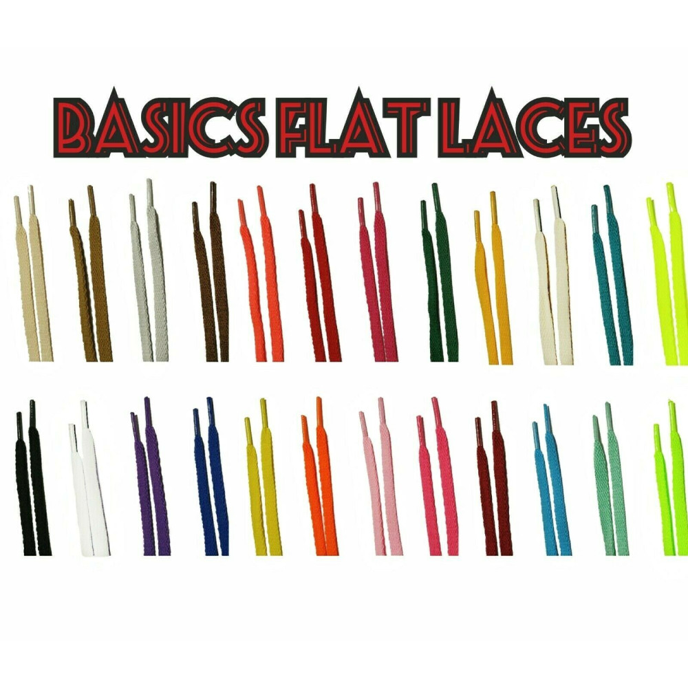Basics Flat Laces ( Jordan Replacement Shoelaces )